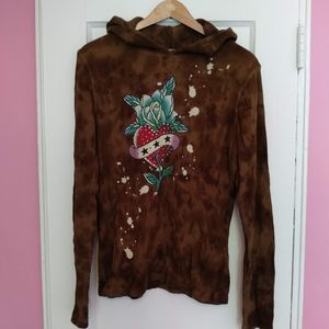 Mad Design. Long Sleeve. Hooded. 100% cotton